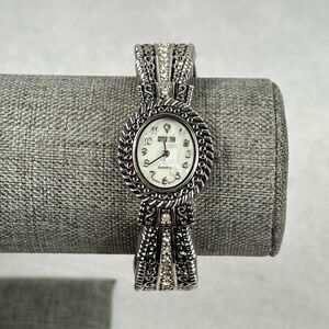 Cote De Azur Watch 24mm Oval MOP Dial Western Rhinestone Cuff New Battery